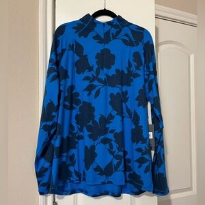 Gfore quarter zip racer floral men’s XL NWT